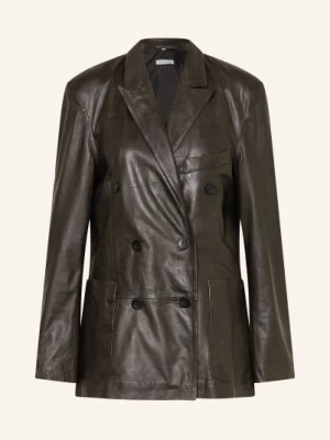 Mrs & Hugs Kurtka Skórzana braun