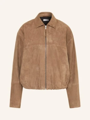 Mrs & Hugs Kurtka Skórzana braun