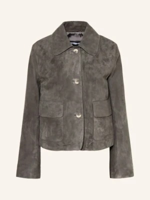 Mrs & Hugs Kurtka Skórzana grau