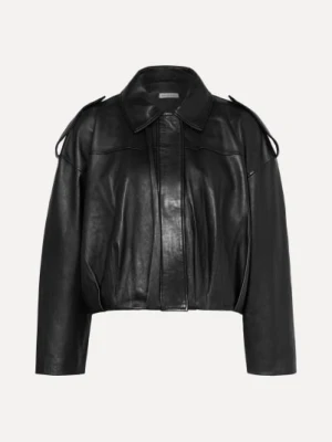 Mrs & Hugs Kurtka Skórzana schwarz