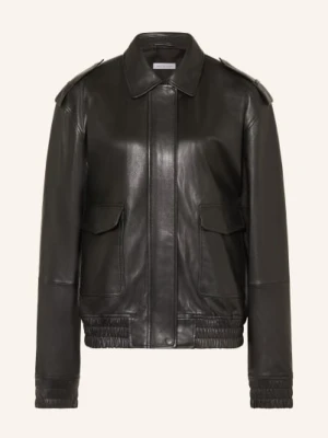 Mrs & Hugs Kurtka Skórzana schwarz