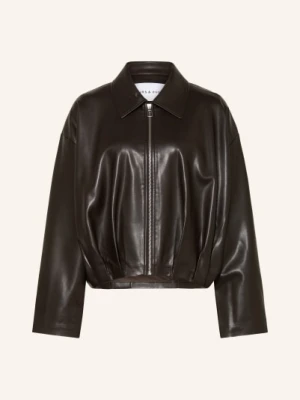 Mrs & Hugs Kurtka W Stylu Skórzanym braun