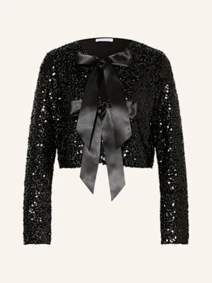 Mrs & Hugs Kurtka Z Cekinami schwarz