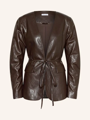 Mrs & Hugs Kurtka Z Imitacji Skóry braun