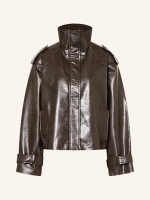 Mrs & Hugs Kurtka Z Imitacji Skóry braun