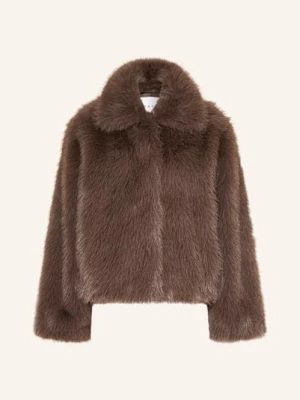 Mrs & Hugs Kurtka Ze Sztucznego Futra braun