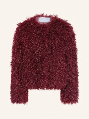 Mrs & Hugs Kurtka Ze Sztucznego Futra rot