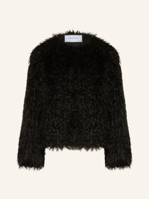 Mrs & Hugs Kurtka Ze Sztucznego Futra schwarz