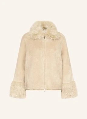 Mrs & Hugs Kurtka Ze Sztucznego Futra weiss