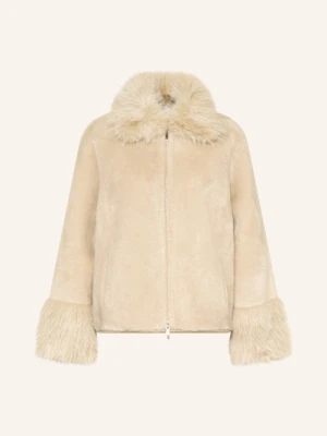 Mrs & Hugs Kurtka Ze Sztucznego Futra weiss