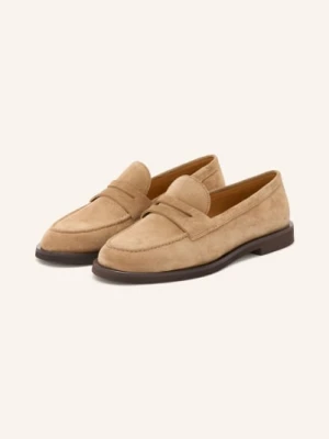 Mrs & Hugs Penny Loafers beige