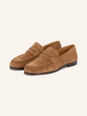 Mrs & Hugs Penny Loafers beige