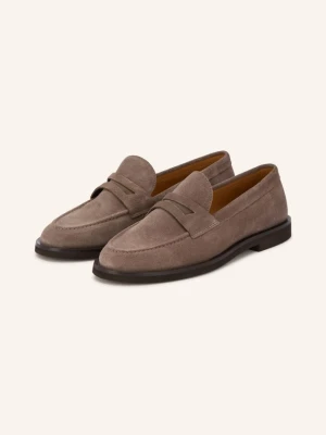 Mrs & Hugs Penny Loafers beige