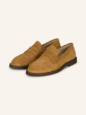 Mrs & Hugs Penny Loafers braun