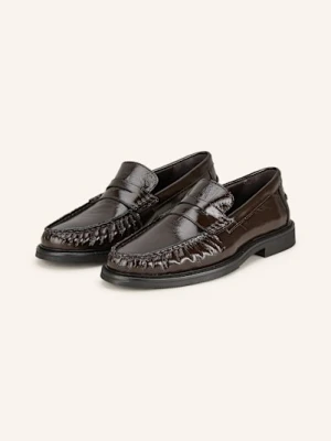 Mrs & Hugs Penny Loafers braun