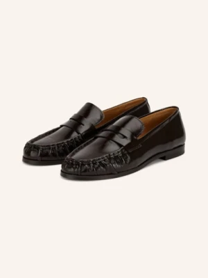 Mrs & Hugs Penny Loafers braun CIEMNOBRĄZOWY