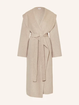 Mrs & Hugs Płaszcz Wełniany beige