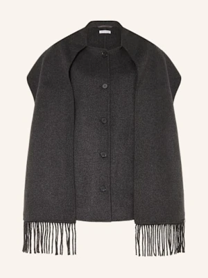 Mrs & Hugs Płaszcz Wełniany grau