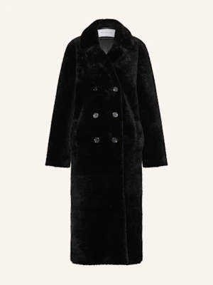 Mrs & Hugs Płaszcz Ze Sztucznego Futra schwarz