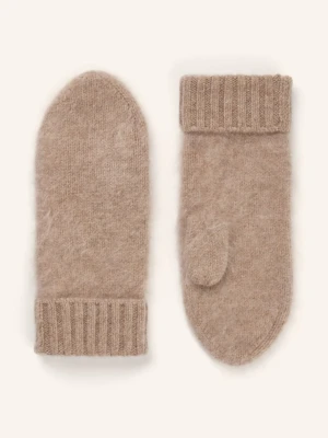 Mrs & Hugs Rękawiczki Z Kaszmiru beige JASNOBRĄZOWY