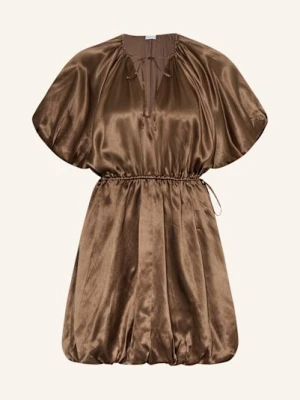 Mrs & Hugs Satyna Sukienka braun