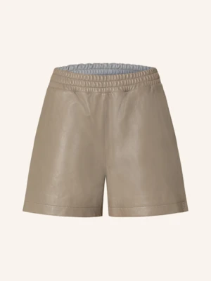 Mrs & Hugs Spodenki Skórzane grau