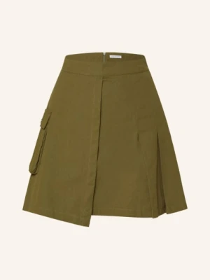 Mrs & Hugs Spódnica Bojówka W Stylu Kopertowym gruen