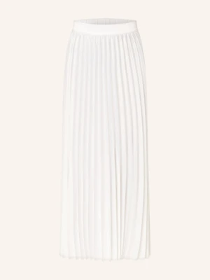 Mrs & Hugs Spódnica Plisowana Z Satyny weiss