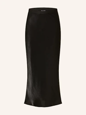 Mrs & Hugs Spódnica Satynowa schwarz