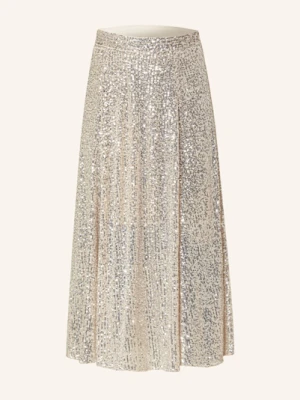 Mrs & Hugs Spódnica Z Cekinami beige