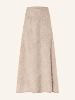 Mrs & Hugs Spódnica Z Dzianiny Z Kaszmiru beige