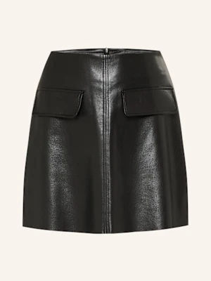 Mrs & Hugs Spódnica Z Imitacji Skóry schwarz