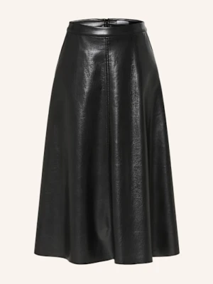 Mrs & Hugs Spódnica Z Imitacji Skóry schwarz