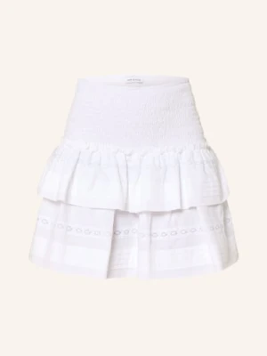 Mrs & Hugs Spódnica Z Koronką I Falbanami weiss