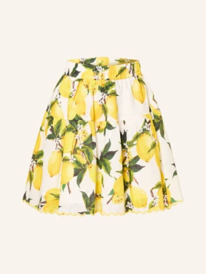 Mrs & Hugs Spódnica Z Lnu gelb