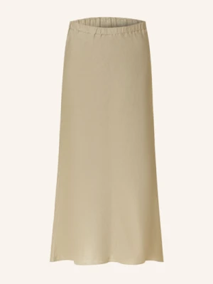 Mrs & Hugs Spódnica Z Lnu gruen