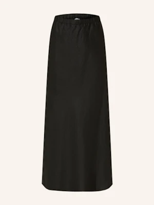 Mrs & Hugs Spódnica Z Lnu schwarz