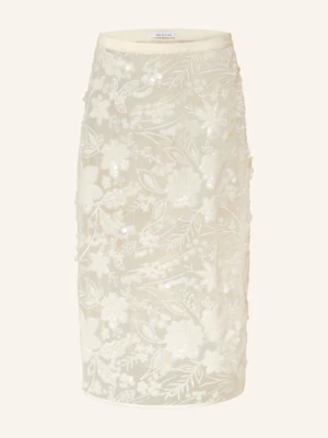 Mrs & Hugs Spódnica Z Siateczki Z Cekinami beige