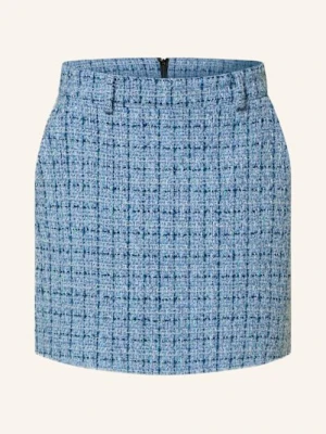 Mrs & Hugs Spódnica Z Tweedu Z Błyszczącą Przędzą blau