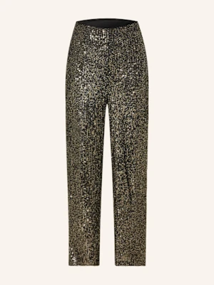 Mrs & Hugs Spodnie Marlena Z Cekinami grau