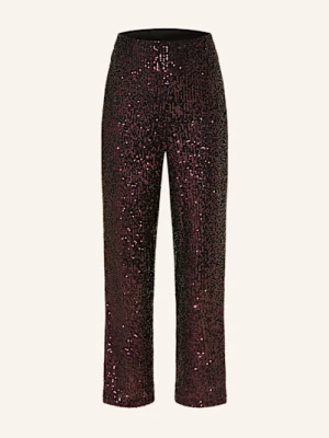 Mrs & Hugs Spodnie Marlena Z Cekinami rot