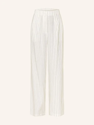 Mrs & Hugs Spodnie Marlena Z Dodatkiem Lnu weiss