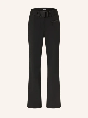 Mrs & Hugs Spodnie Narciarskie Softshell schwarz CZARNY