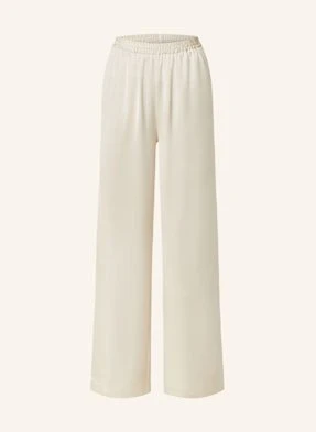 Mrs & Hugs Spodnie Satynowe beige