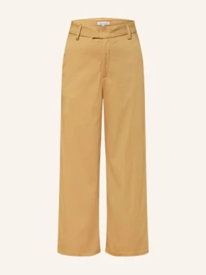 Mrs & Hugs Spodnie Satynowe gold