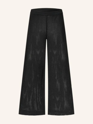 Mrs & Hugs Spodnie Szydełkowe schwarz