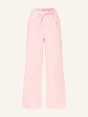 Mrs & Hugs Spodnie Z Materiału Typu Marlene rosa