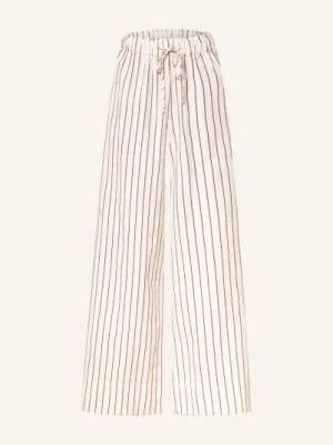 Mrs & Hugs Spodnie Z Materiału Typu Marlene weiss