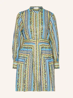 Mrs & Hugs Sukienka Koszulowa Z Lnu blau