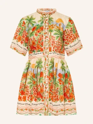 Mrs & Hugs Sukienka Lniana Riviera rot